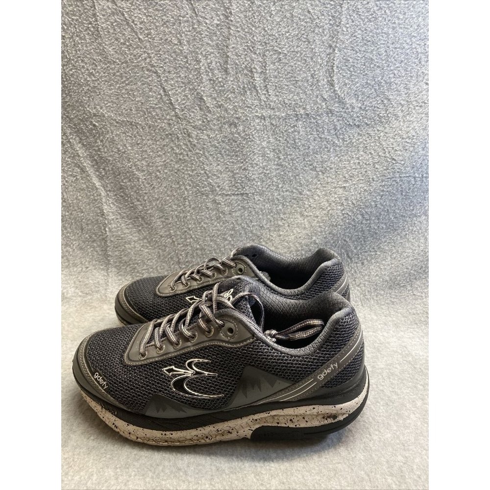 GRAVITY GDEFY Mighty Walk Women Sz 8.5 Gray Black White TENNIS SHOES TB9024FGS-M